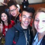 Left-right: Roundup reporter Stacey Arevalo, Photo Editor Nelger Carrera, photographer Nicolas Heredia and Arts & Entertainment Editor Jessica Boyer, pose for a "selfie" inside the Convention Center of the Burbank Marriott during the JACC 2014 State Conference in Burbank, Calif. Photo: Jessica Boyer